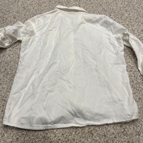 Dotori Women's Button Down Long Sleeve Shirt Sz S White Clasic Casual Capsule - Picture 7 of 7